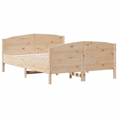 Giroletto senza Materasso 150x200 cm in Legno Massello di Pino | homemem39