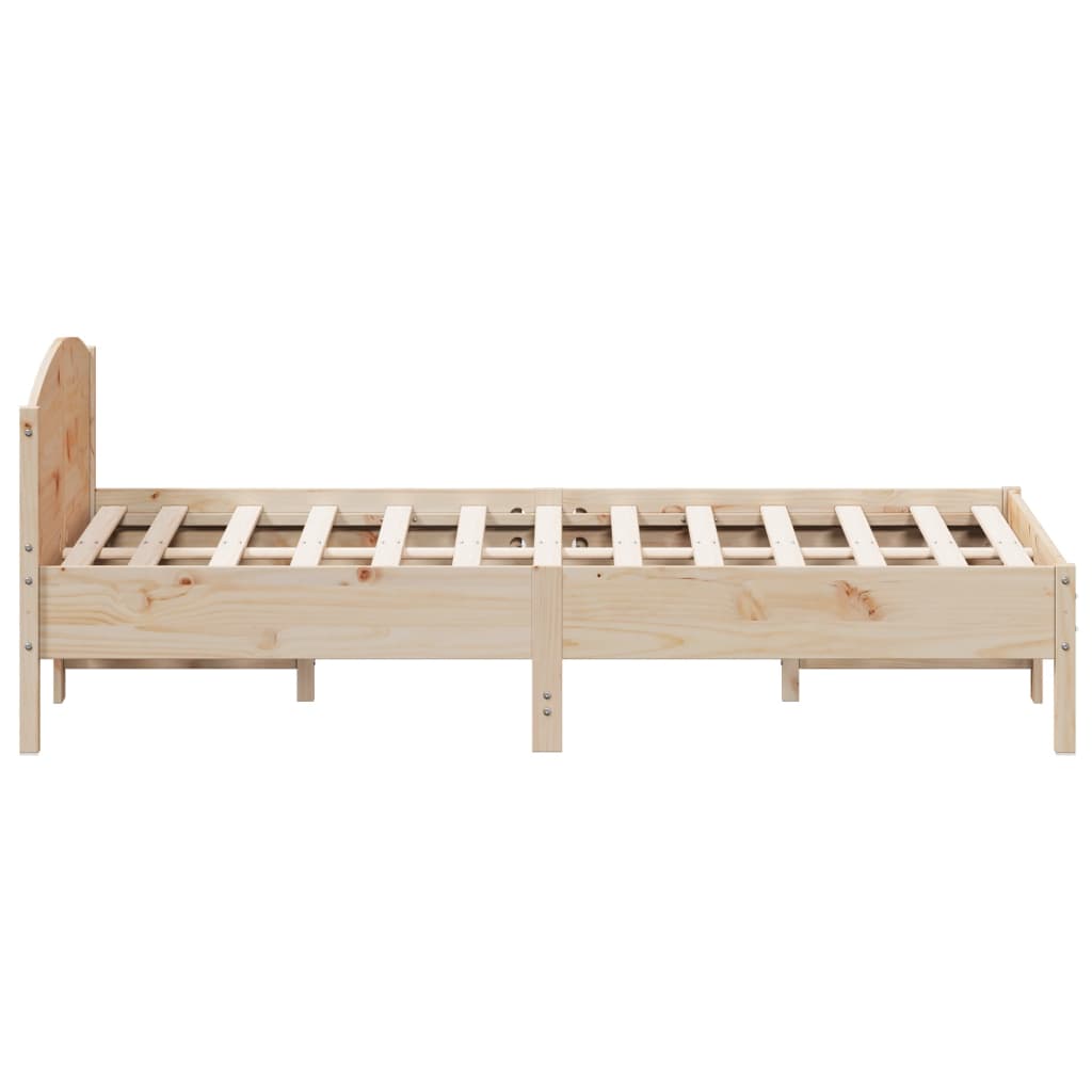 Giroletto senza Materasso 160x200 cm in Legno Massello di Pino | homemem39