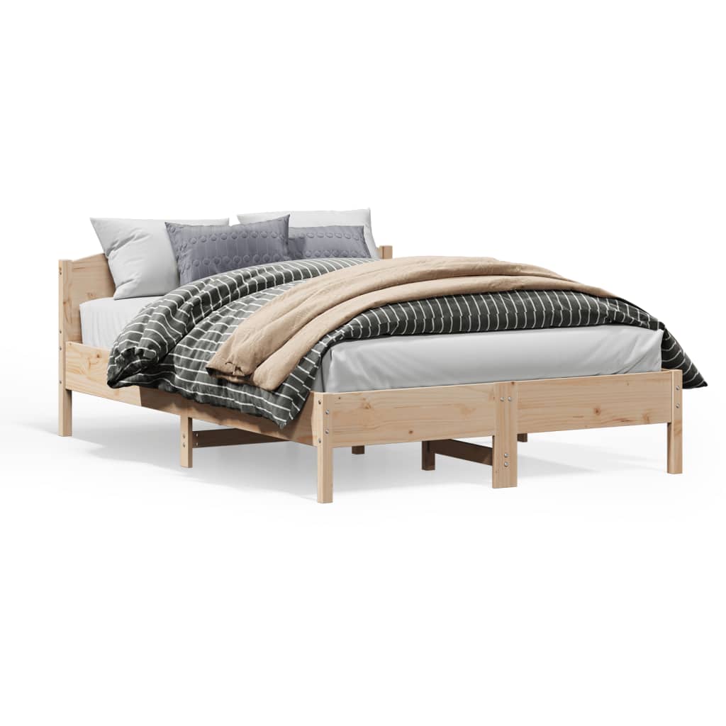 Giroletto senza Materasso 150x200 cm in Legno Massello di Pino | homemem39