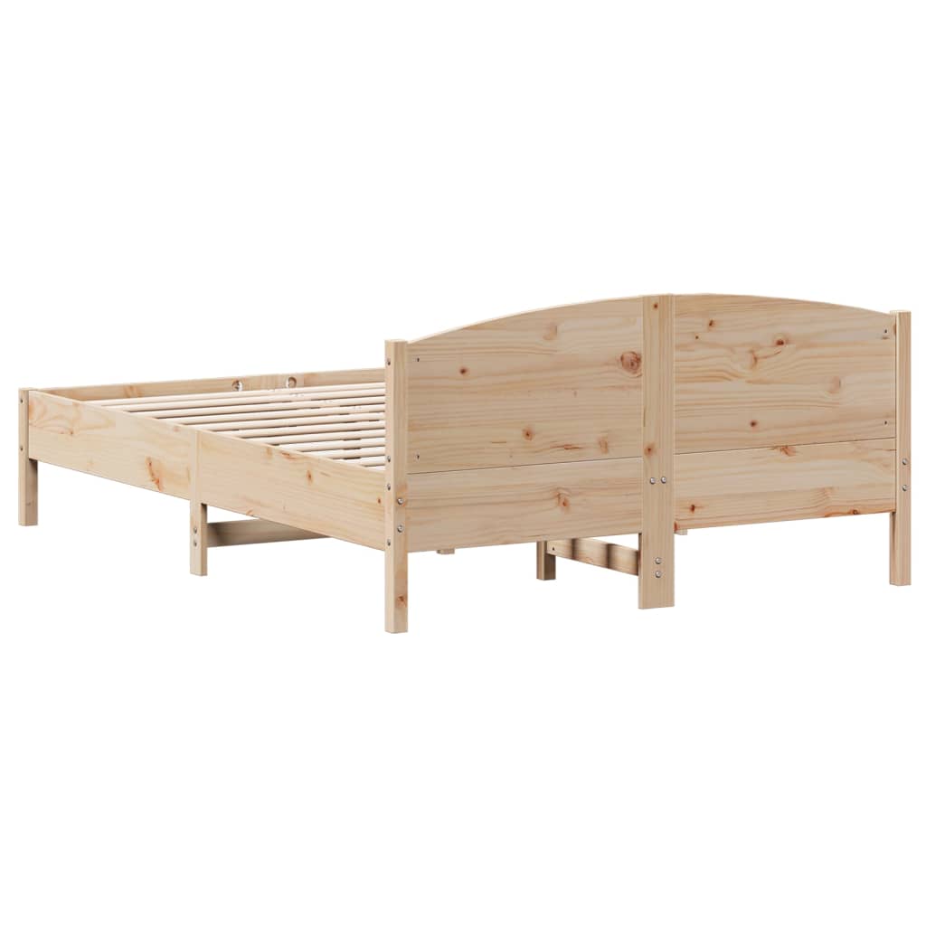 Giroletto senza Materasso 150x200 cm in Legno Massello di Pino | homemem39