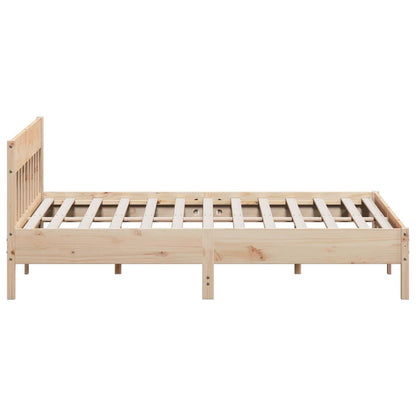 Giroletto senza Materasso 200x200 cm in Legno Massello di Pino | homemem39