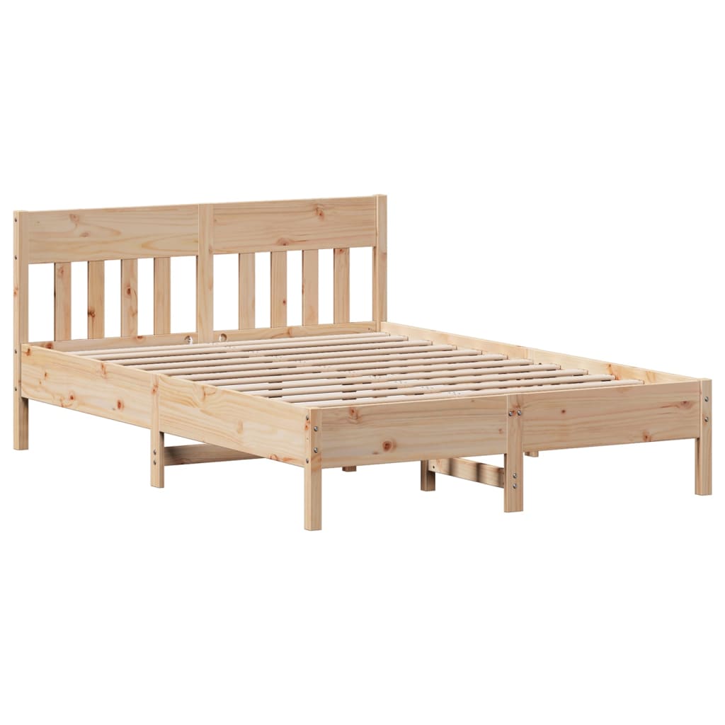 Giroletto senza Materasso 160x200 cm in Legno Massello di Pino | homemem39