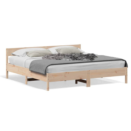 Giroletto senza Materasso 180x200 cm in Legno Massello di Pino | homemem39