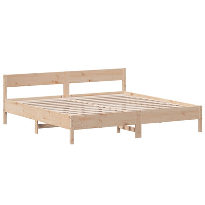 Giroletto senza Materasso 180x200 cm in Legno Massello di Pino | homemem39