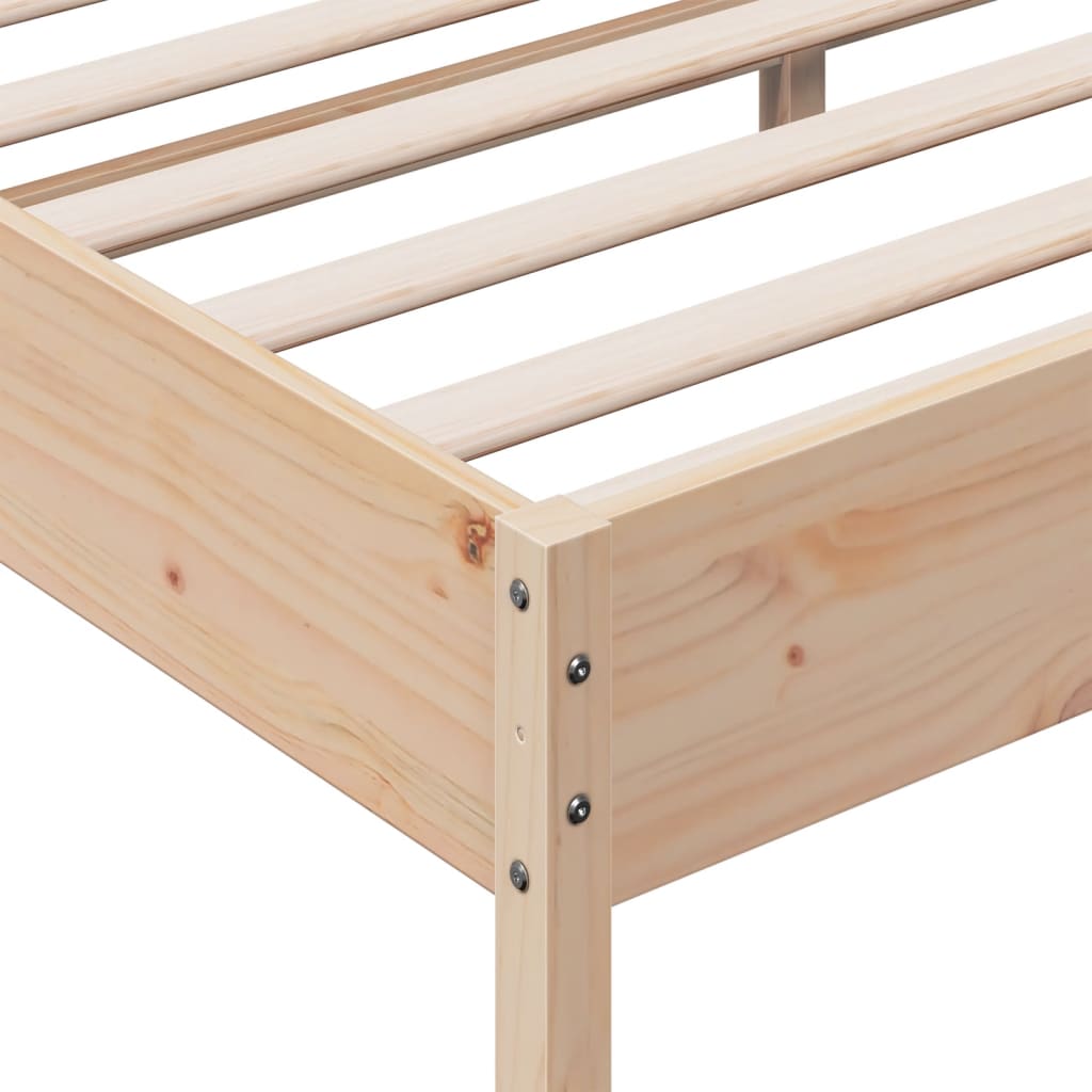 Giroletto senza Materasso 180x200 cm in Legno Massello di Pino | homemem39