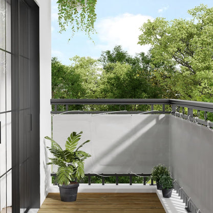 Paravento Balcone Grigio chiaro 75x300cm 100% Poliestere Oxford | homemem39