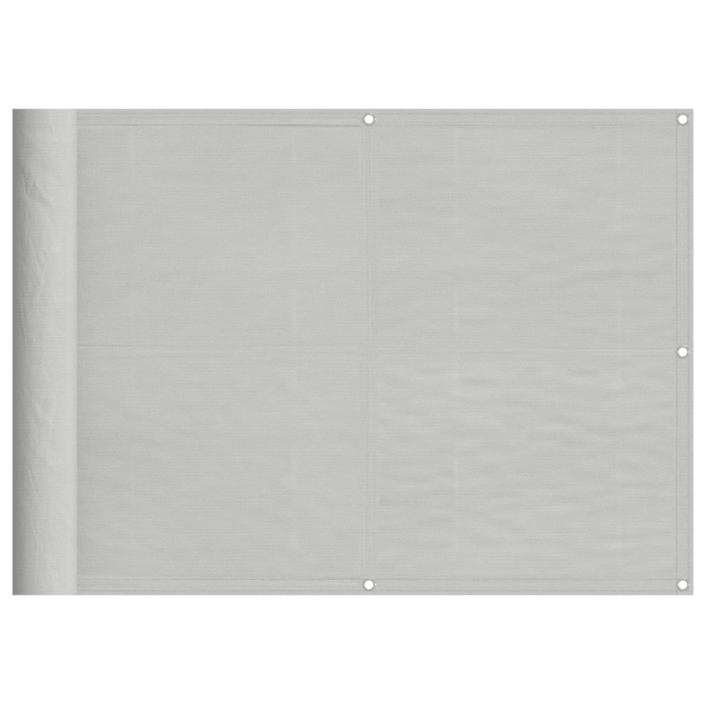 Paravento Balcone Grigio chiaro 75x600cm 100% Poliestere Oxford | homemem39