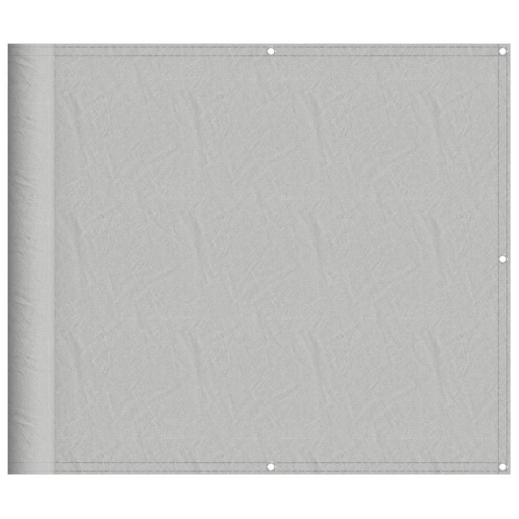 Paravento Balcone Grigio chiaro 90x300cm 100% Poliestere Oxford | homemem39