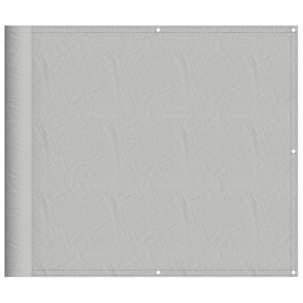 Paravento Balcone Grigio chiaro 90x400cm 100% Poliestere Oxford | homemem39