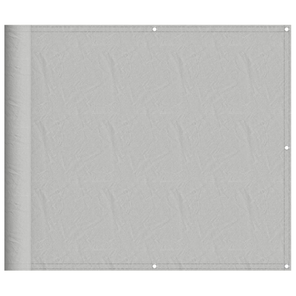 Paravento Balcone Grigio chiaro 90x600cm 100% Poliestere Oxford | homemem39