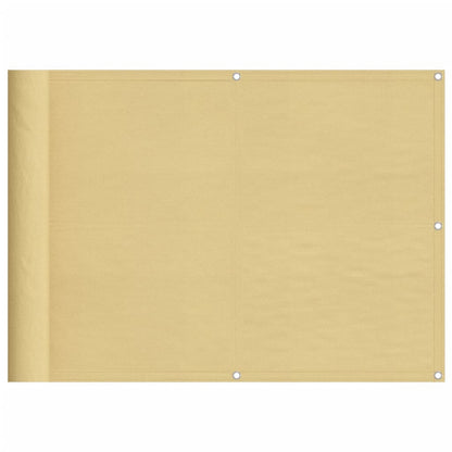 Paravento da Balcone Sabbia 75x300 cm 100% Poliestere Oxford | homemem39