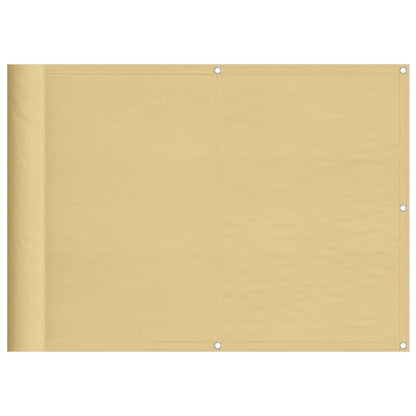 Paravento da Balcone Sabbia 75x400 cm 100% Poliestere Oxford | homemem39