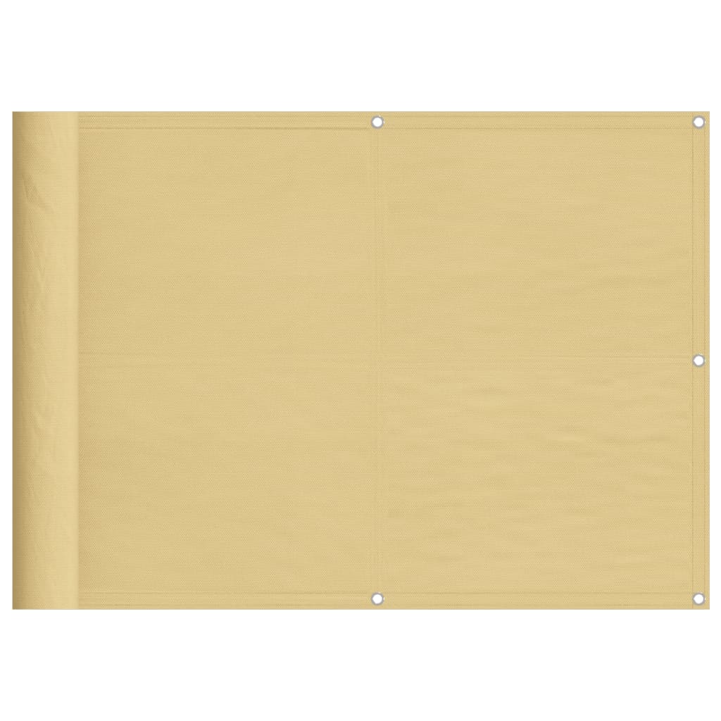 Paravento da Balcone Sabbia 75x700 cm 100% Poliestere Oxford | homemem39