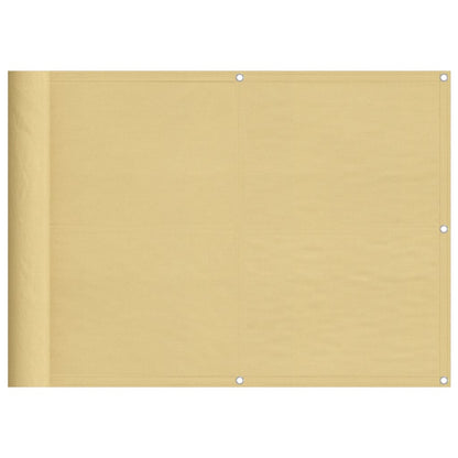 Paravento da Balcone Sabbia 75x800 cm 100% Poliestere Oxford | homemem39