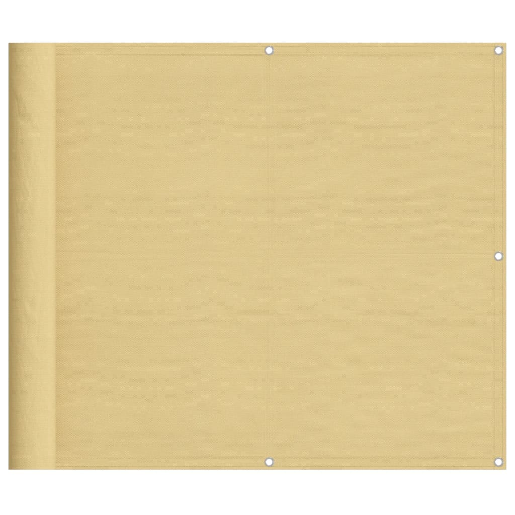 Paravento da Balcone Sabbia 90x300 cm 100% Poliestere Oxford | homemem39