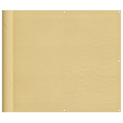 Paravento da Balcone Sabbia 90x300 cm 100% Poliestere Oxford | homemem39