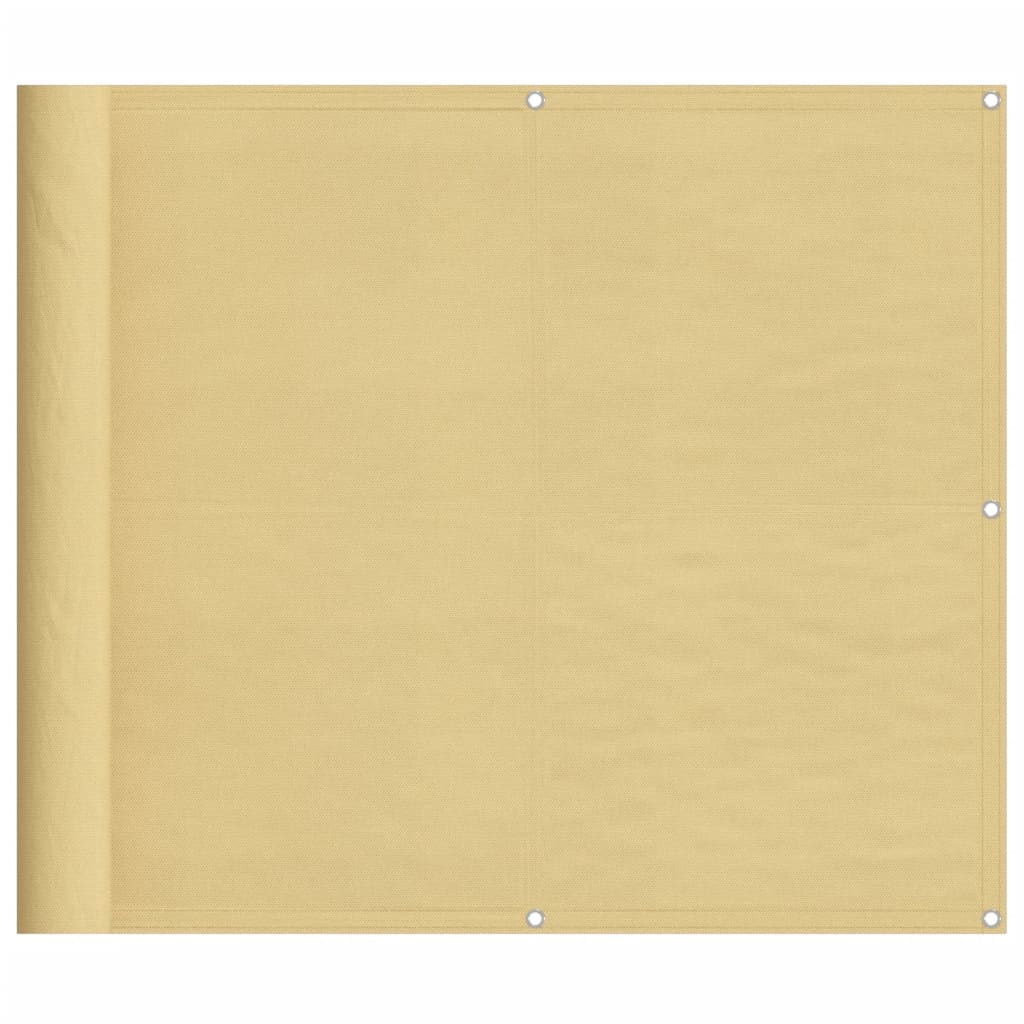 Paravento da Balcone Sabbia 90x700 cm 100% Poliestere Oxford | homemem39