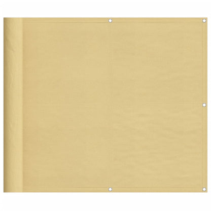 Paravento da Balcone Sabbia 90x700 cm 100% Poliestere Oxford | homemem39