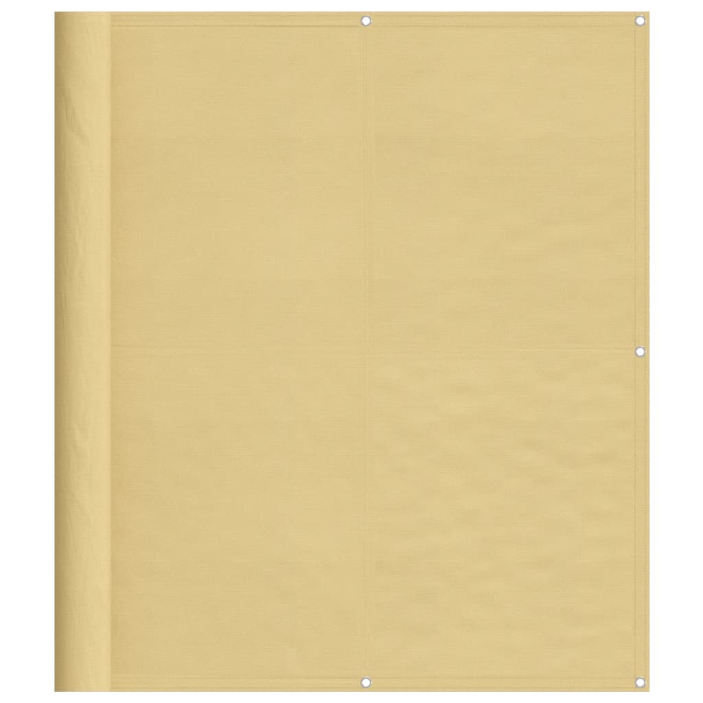 Paravento da Balcone Sabbia 120x400 cm 100% Poliestere Oxford | homemem39