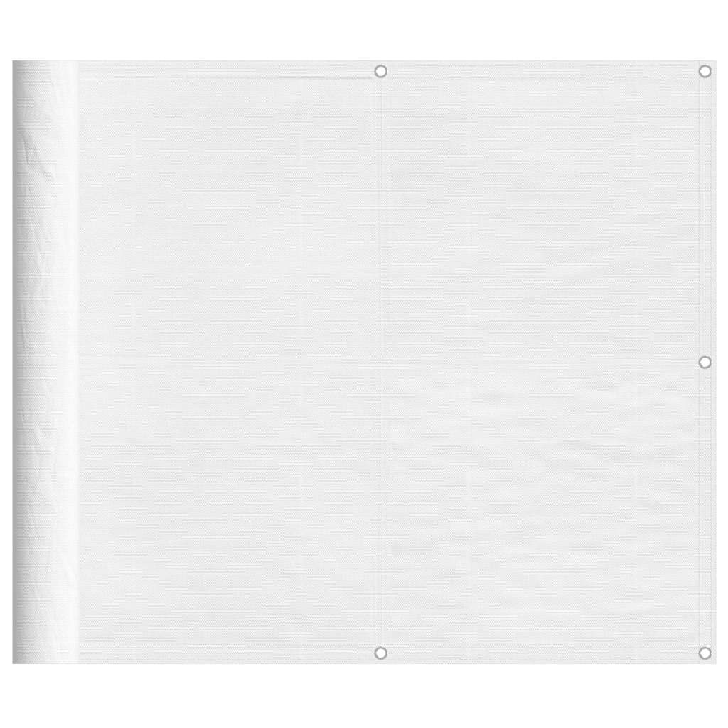 Paravento da Balcone Bianco 90x800 cm 100% Poliestere Oxford | homemem39