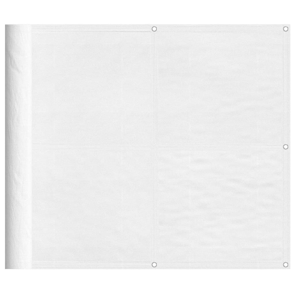Paravento da Balcone Bianco 90x1000 cm 100% Poliestere Oxford | homemem39