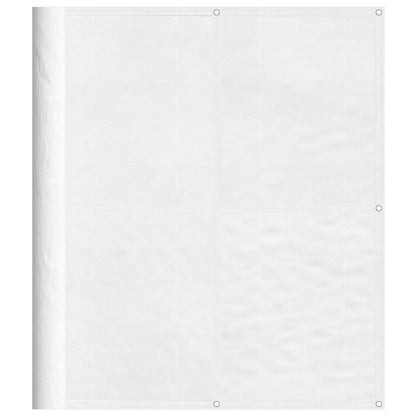 Paravento da Balcone Bianco 120x700 cm 100% Poliestere Oxford | homemem39