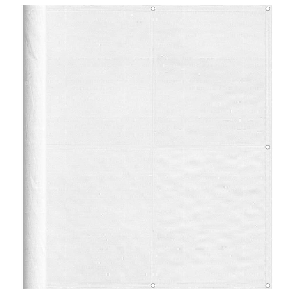 Paravento da Balcone Bianco 120x800 cm 100% Poliestere Oxford | homemem39