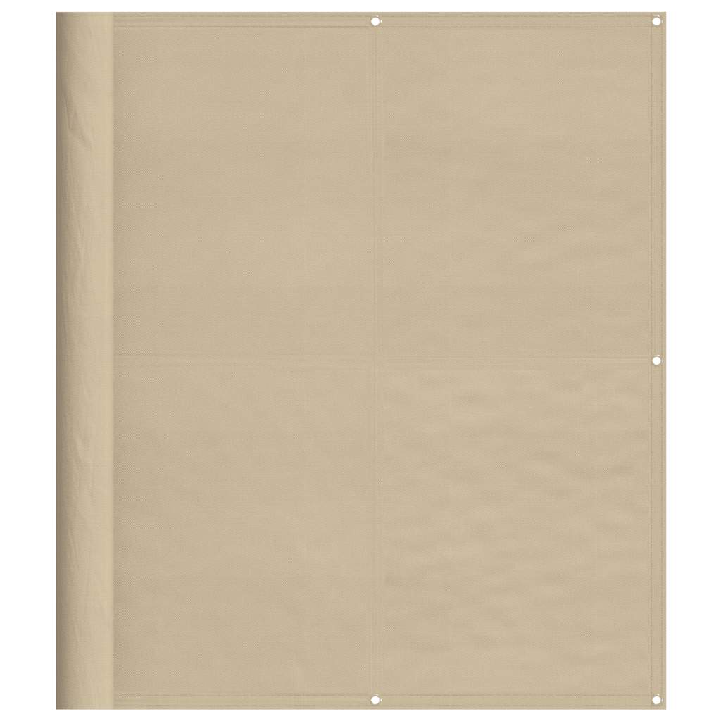 Paravento da Balcone Beige 120x700 cm 100% Poliestere Oxford | homemem39