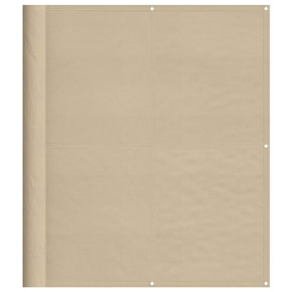 Paravento da Balcone Beige 120x700 cm 100% Poliestere Oxford | homemem39