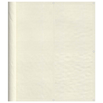 Paravento da Balcone Crema 120x700 cm 100% Poliestere Oxford | homemem39