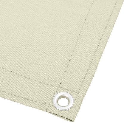 Paravento da Balcone Crema 120x800 cm 100% Poliestere Oxford | homemem39