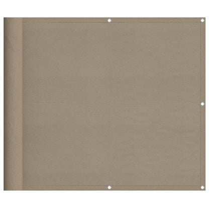 Paravento da Balcone Tortora 90x800 cm 100% Poliestere Oxford | homemem39
