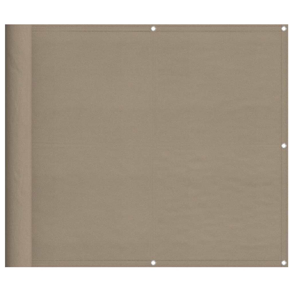 Paravento da Balcone Tortora 90x1000 cm 100% Poliestere Oxford | homemem39