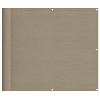 Paravento da Balcone Tortora 90x1000 cm 100% Poliestere Oxford | homemem39