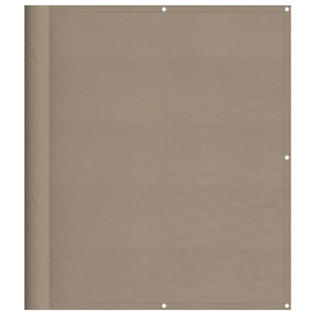 Paravento da Balcone Tortora 120x700 cm 100% Poliestere Oxford | homemem39