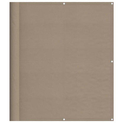 Paravento da Balcone Tortora 120x700 cm 100% Poliestere Oxford | homemem39