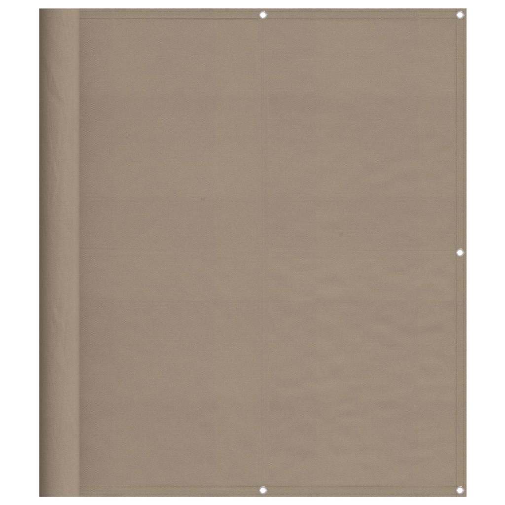 Paravento da Balcone Tortora 120x800 cm 100% Poliestere Oxford | homemem39