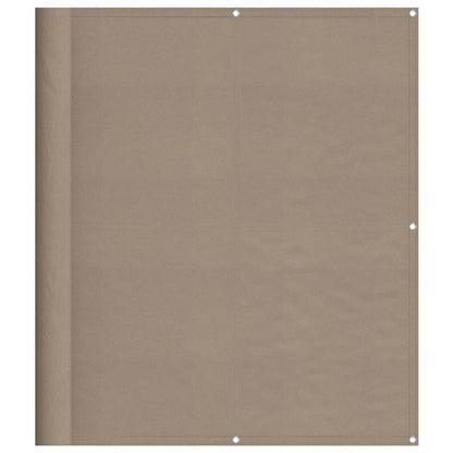 Paravento da Balcone Tortora 120x800 cm 100% Poliestere Oxford | homemem39
