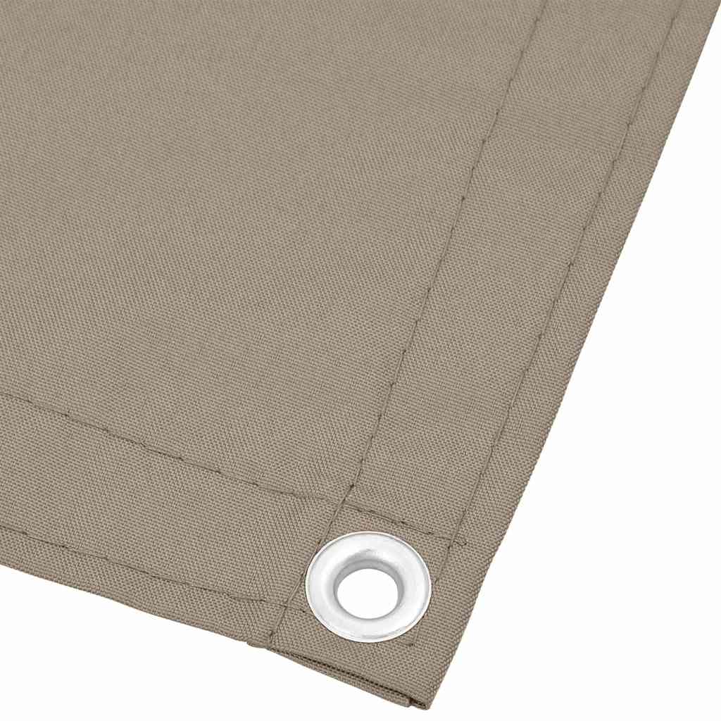 Paravento da Balcone Tortora 120x800 cm 100% Poliestere Oxford | homemem39