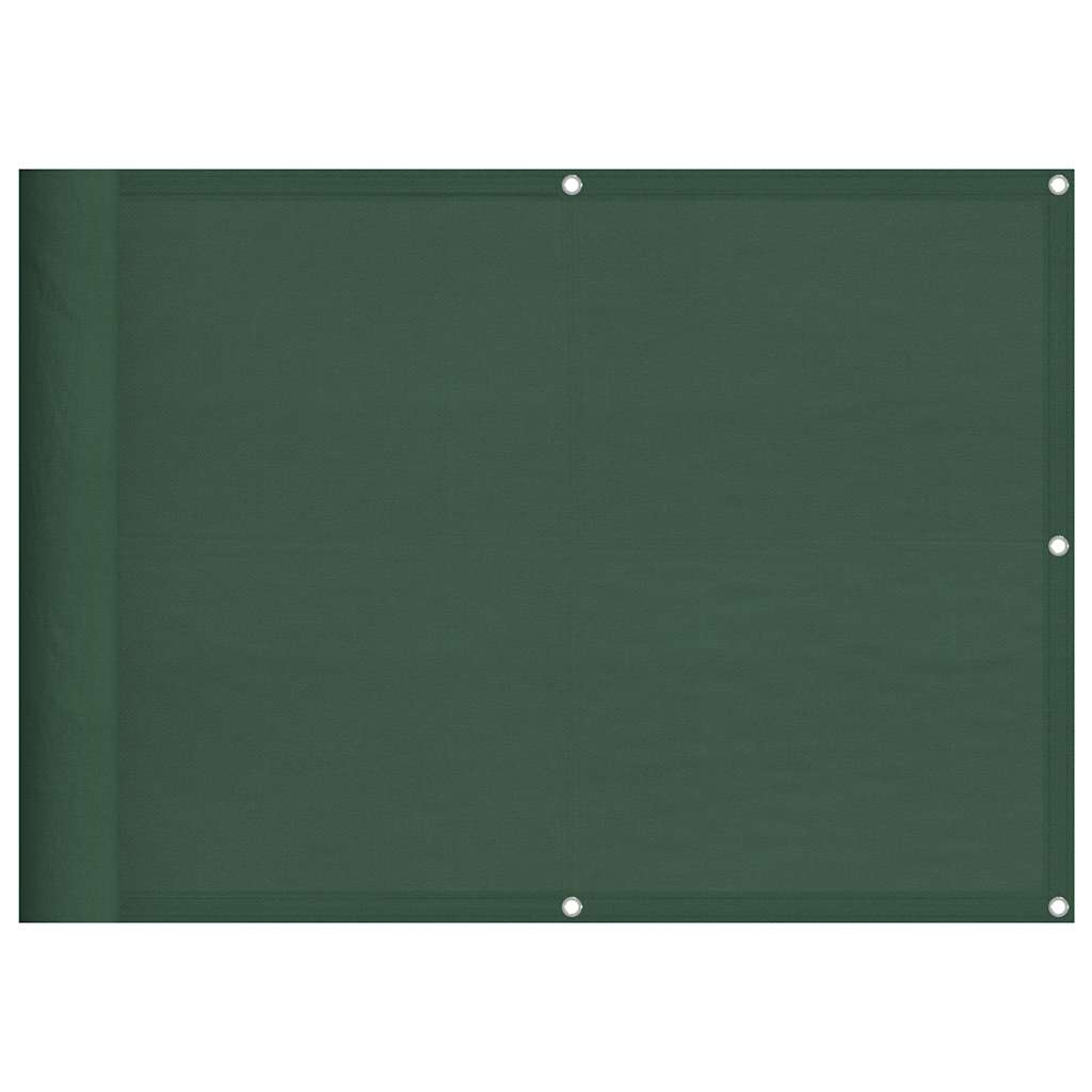 Paravento Balcone Verde Scuro 75x800 cm 100% Poliestere Oxford | homemem39