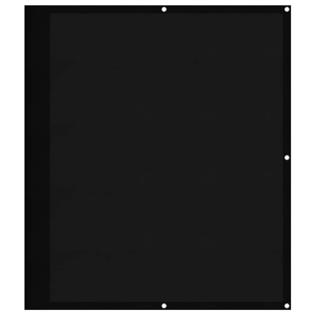 Paravento da Balcone Nero 120x1000 cm 100% Poliestere Oxford | homemem39