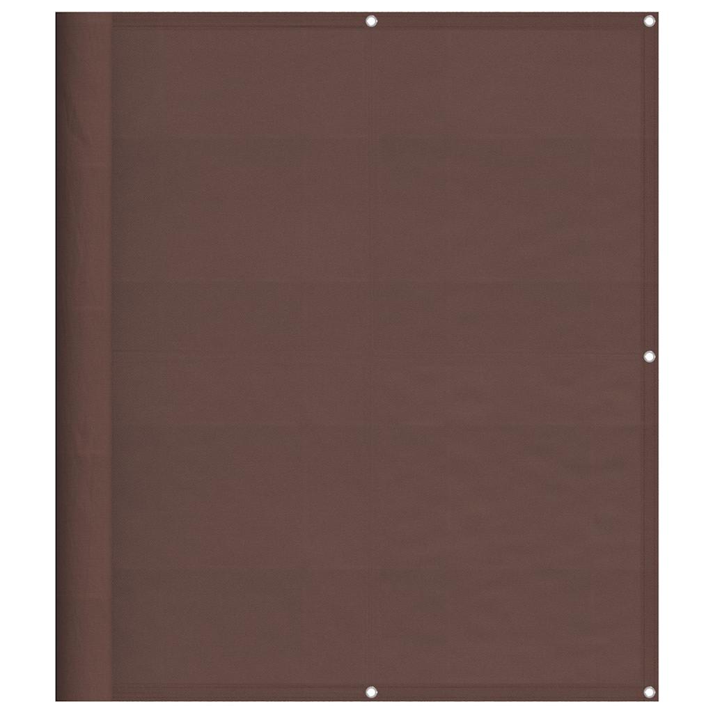 Paravento da Balcone Marrone 120x800 cm 100% Poliestere Oxford | homemem39