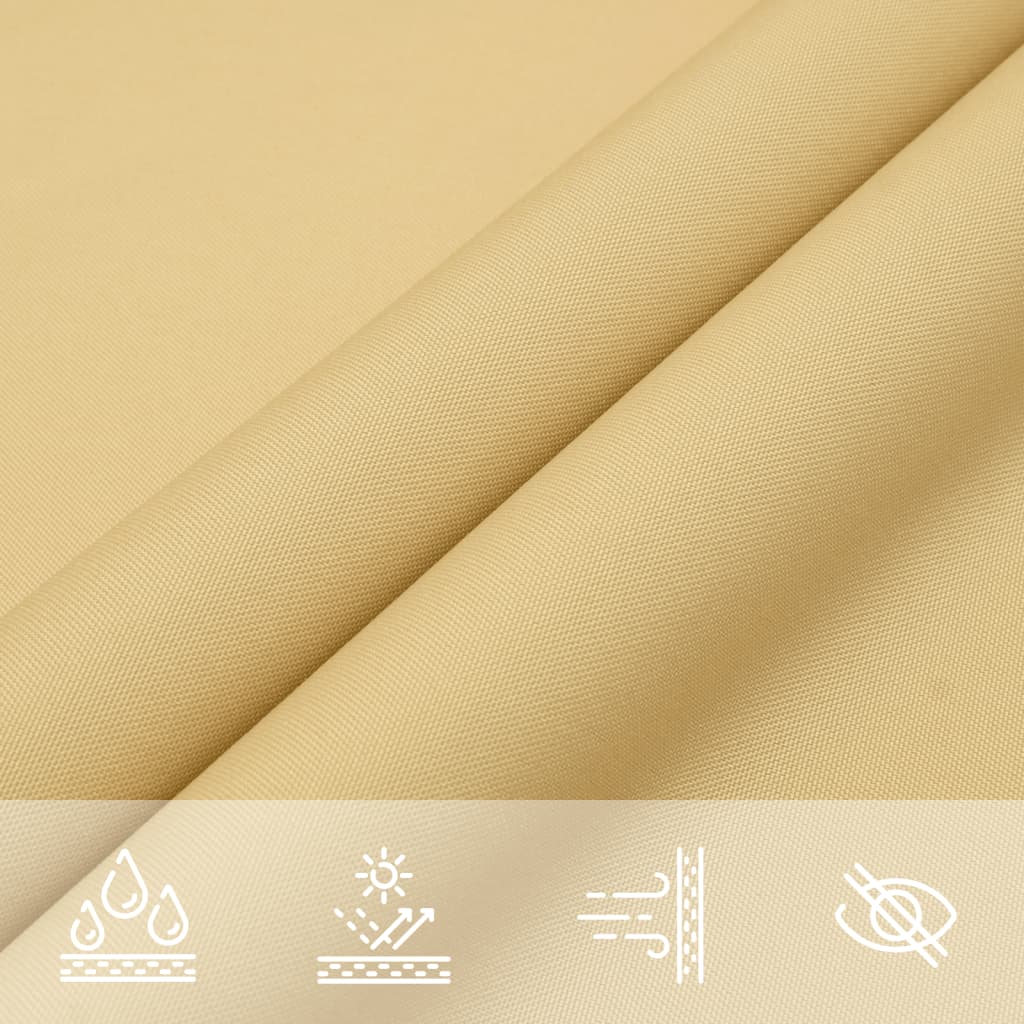 Vela Parasole Sabbia 4,5x4,5 m 100% Poliestere Oxford | homemem39