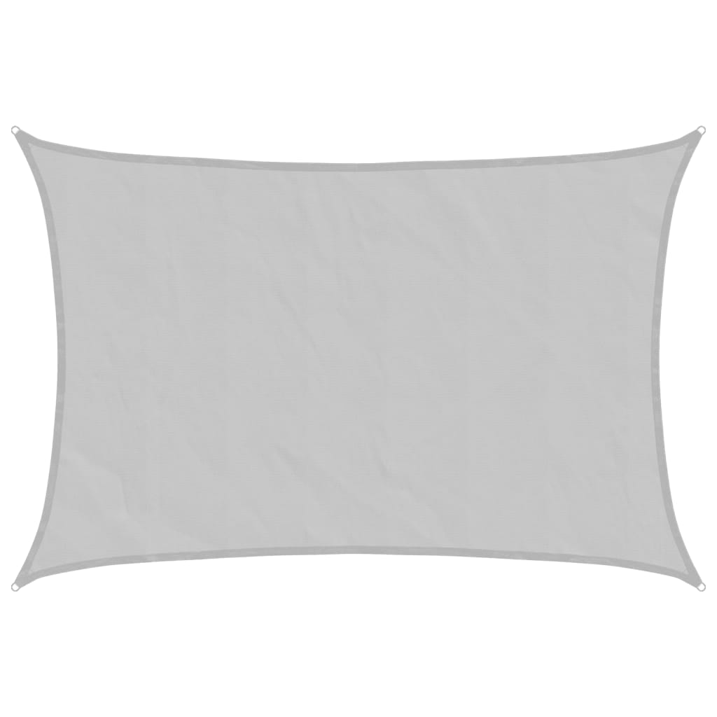 Vela Parasole Grigio Chiaro 2,5x2 m 100% Poliestere Oxford | homemem39