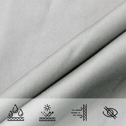 Vela Parasole Grigio Chiaro 4x2 m 100% Poliestere Oxford | homemem39