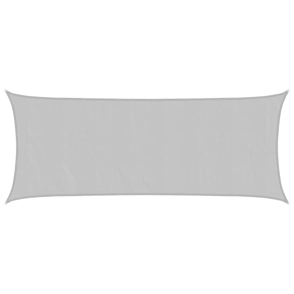 Vela Parasole Grigio Chiaro 5x2 m 100% Poliestere Oxford | homemem39