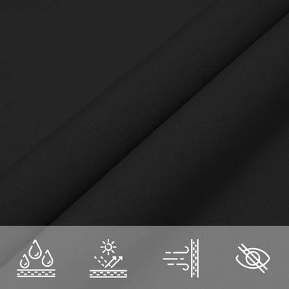 Vela Parasole Grigio Chiaro 2x5 m 100% Poliestere Oxford