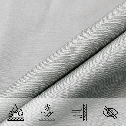 Vela Parasole Grigio Chiaro 4x2,5 m 100% Poliestere Oxford | homemem39