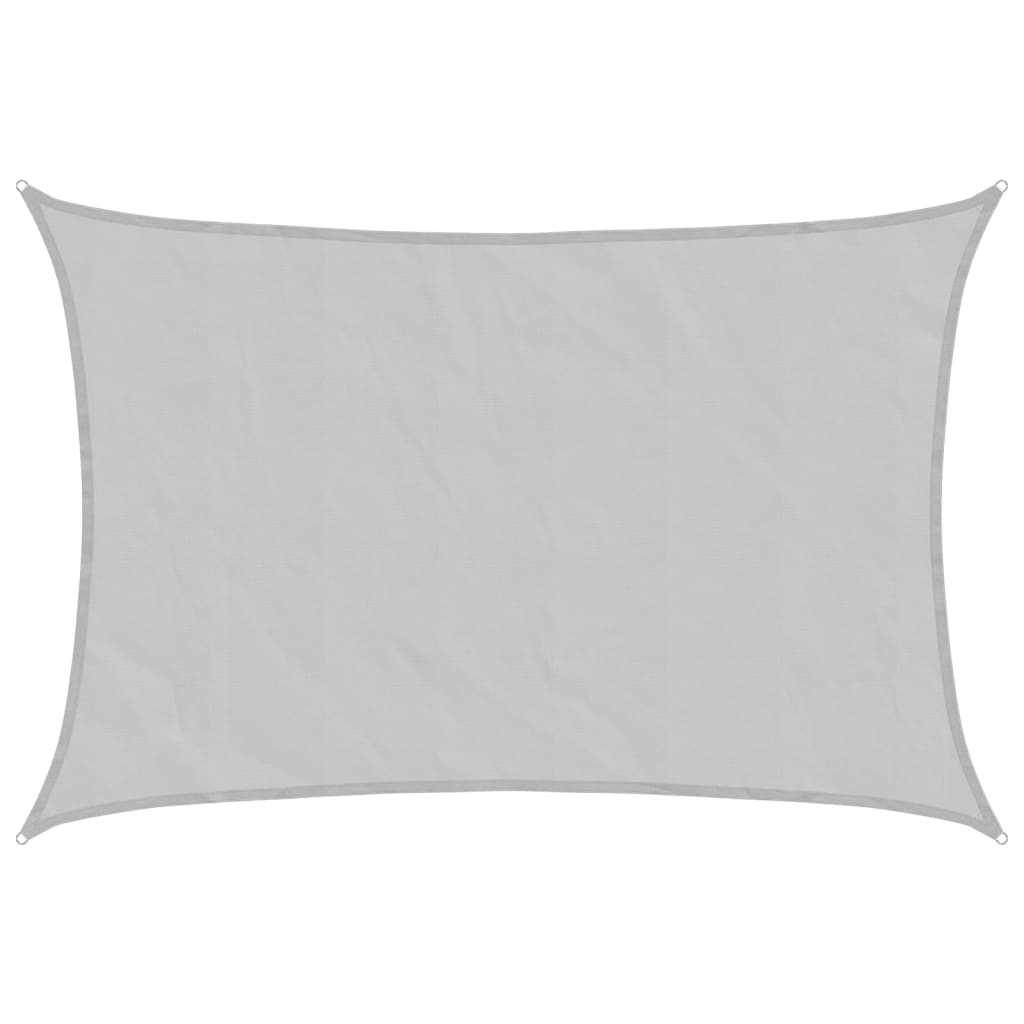 Vela Parasole Grigio Chiaro 4,5x3 m 100% Poliestere Oxford | homemem39