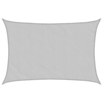 Vela Parasole Grigio Chiaro 6x5 m 100% Poliestere Oxford | homemem39